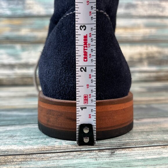 Steve Madden Chukka Boot Mens Size 10 Taftan Blue Suede Ankle Lace Up Round Toe - Picture 10 of 11